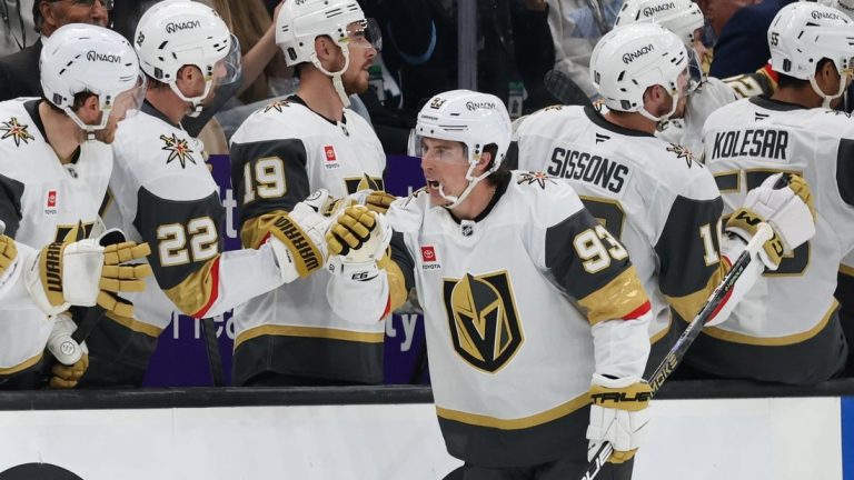 Mitch Marner tallies 3 points as Knights KO Mammoth in Game 6